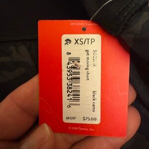 SPANX Black Camo Active Shorts